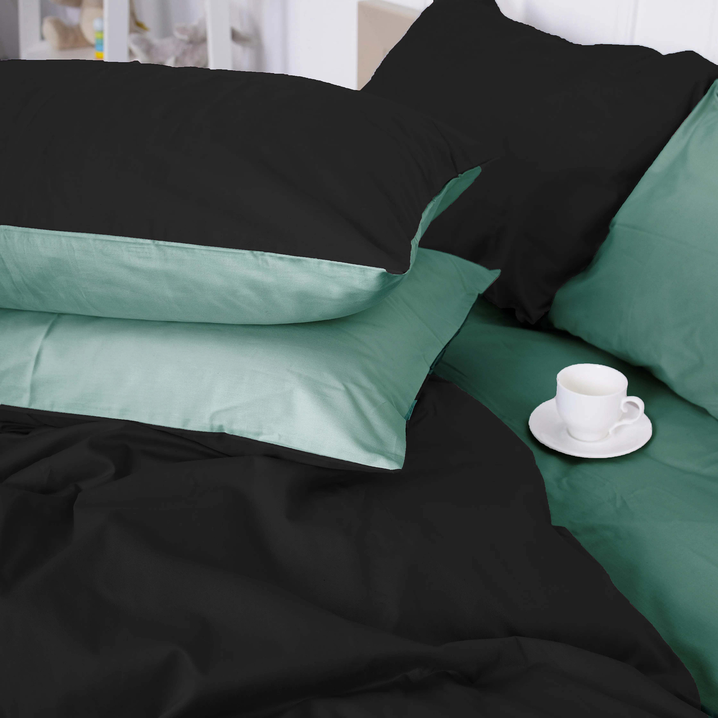 Комплект постельного белья MirSon Сатин 0848 +0844 Henry Двуспальный (2200002033084)