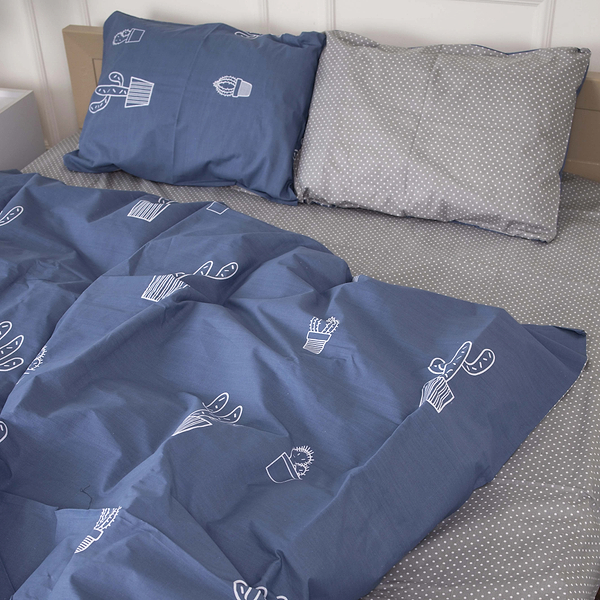 Фото - Комплект постільної білизни MirSon Бязь 17-0300 Singapore 2 х 143х210 см (2200002316903)