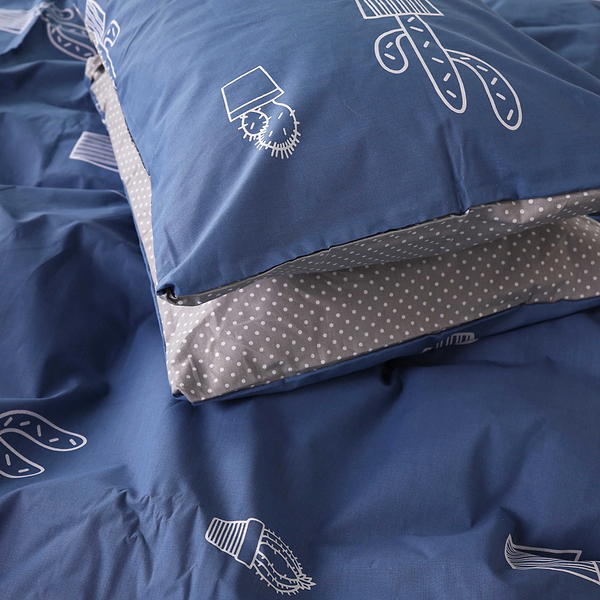 Фото - Комплект постільної білизни MirSon Бязь 17-0300 Singapore 2 х 143х210 см (2200002316903)