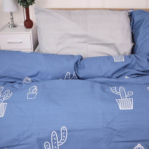 Фото - Комплект постільної білизни MirSon Бязь 17-0300 Singapore 2 х 143х210 см (2200002316903)