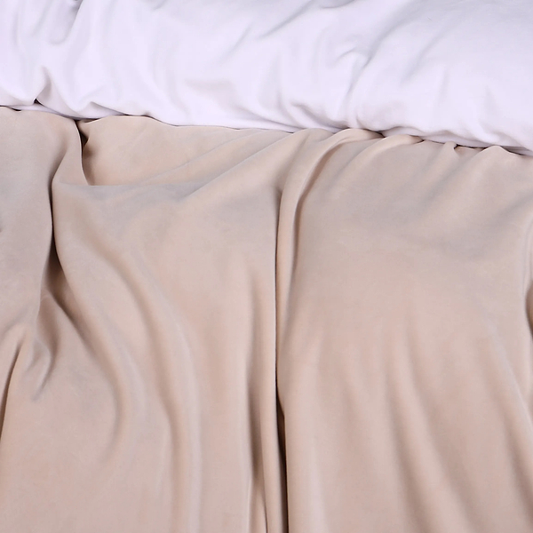 Фото - Комплект постельного белья MirSon Велюр Winter Frost 28-0001 + 28-0004 Gardenia Velvet 175х210 (2200004003832)