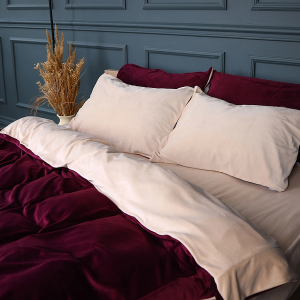 Фото - Комплект постельного белья MirSon Велюр Winter Frost 28-0004 + 28-0002 Adenium Velvet 175х210 (2200004006239)