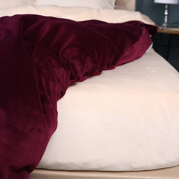 Фото - Комплект постельного белья MirSon Велюр Winter Frost 28-0004 + 28-0002 Adenium Velvet 175х210 (2200004006239)