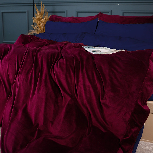 Фото - Комплект постельного белья MirSon Велюр Winter Frost 28-0006 + 28-0002 Primula Velvet 175х210 (2200004007038)