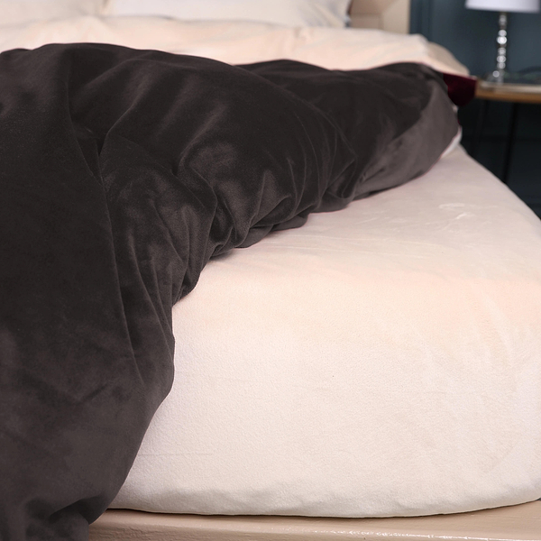 Фото - Комплект постільної білизни MirSon Winter Frost 28-0004 + 28-0003 Kohleria Velvet 2х143х210 (2200004008653)