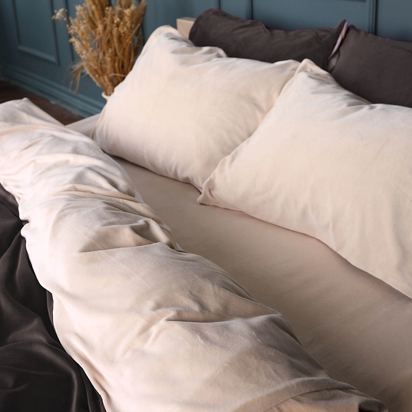 Фото - Комплект постільної білизни MirSon Winter Frost 28-0004 + 28-0003 Kohleria Velvet 2х143х210 (2200004008653)