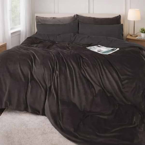 Фото - Комплект постельного белья MirSon Winter Frost 28-0005 + 28-0003 Anemone Velvet 143х210 (2200004009001)