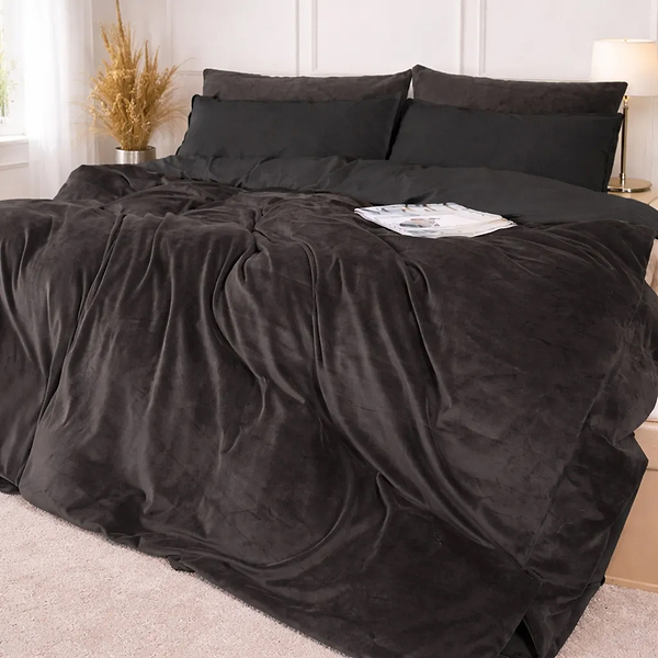 Фото - Комплект постельного белья MirSon Winter Frost 28-0005 + 28-0003 Anemone Velvet 143х210 (2200004009001)