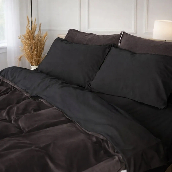 Фото - Комплект постельного белья MirSon Winter Frost 28-0005 + 28-0003 Anemone Velvet 143х210 (2200004009001)