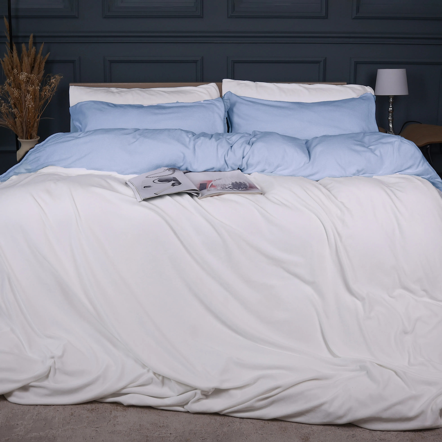 Комплект постільної білизни MirSon Велюр Winter Terry 28-0009 Convallaria 175х210 (2200004012056)