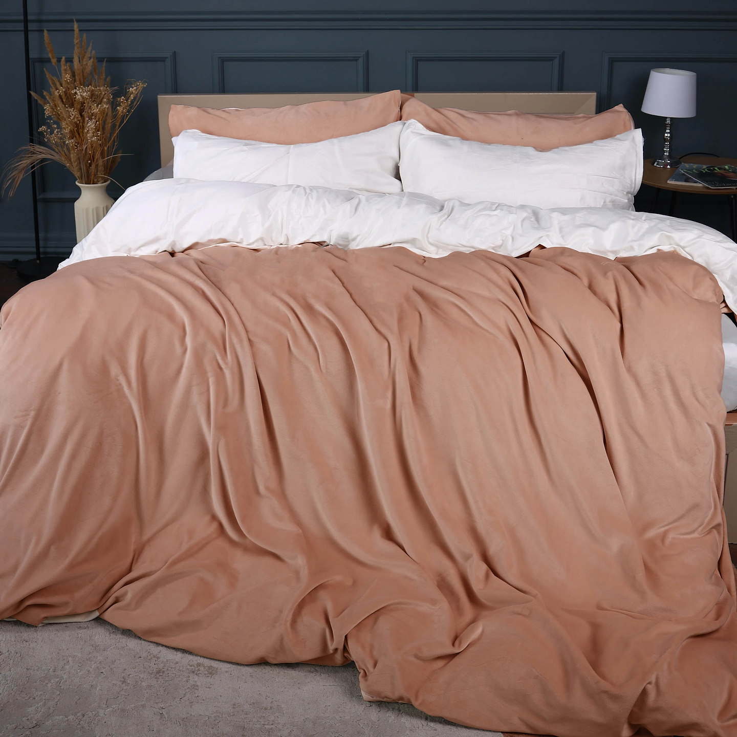 Комплект постельного белья детский MirSon Велюр Winter Delicate 28-0046 Cyclamen Детский (2200004358994)