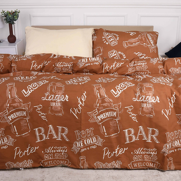 Фото - Комплект постільної білизни дитячий MirSon Бязь Ranforce Elite 17-0509 Beer Bar Porter 110х140 (2200004659985)