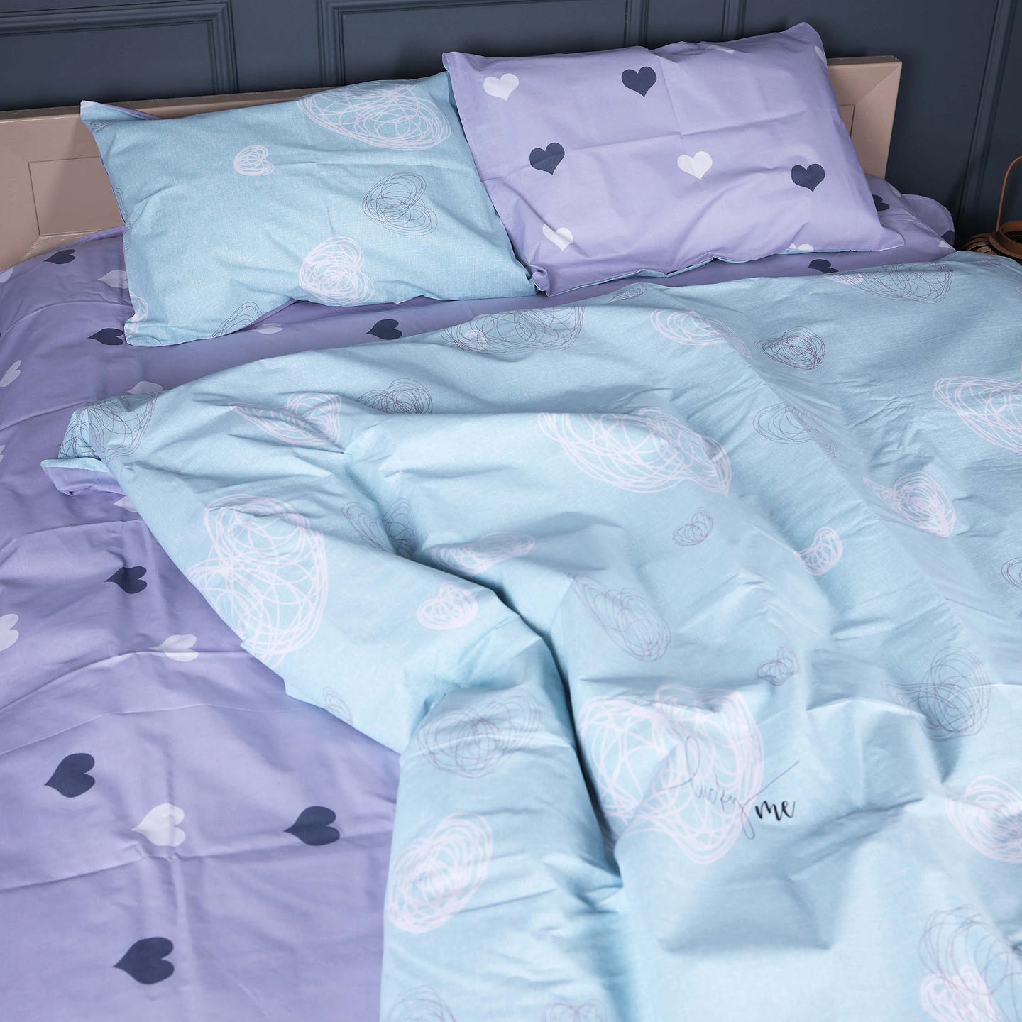 Комплект постільної білизни MirSon Бязь Ranforce Elite 17-0169 Deniz 143х210 см (2200004665634)