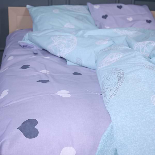 Фото - Комплект постельного белья MirSon Бязь Ranforce Elite 17-0169 Deniz 143х210 см (2200004665634)