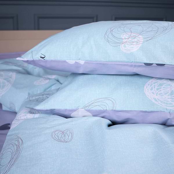 Фото - Комплект постельного белья MirSon Бязь Ranforce Elite 17-0169 Deniz 143х210 см (2200004665634)