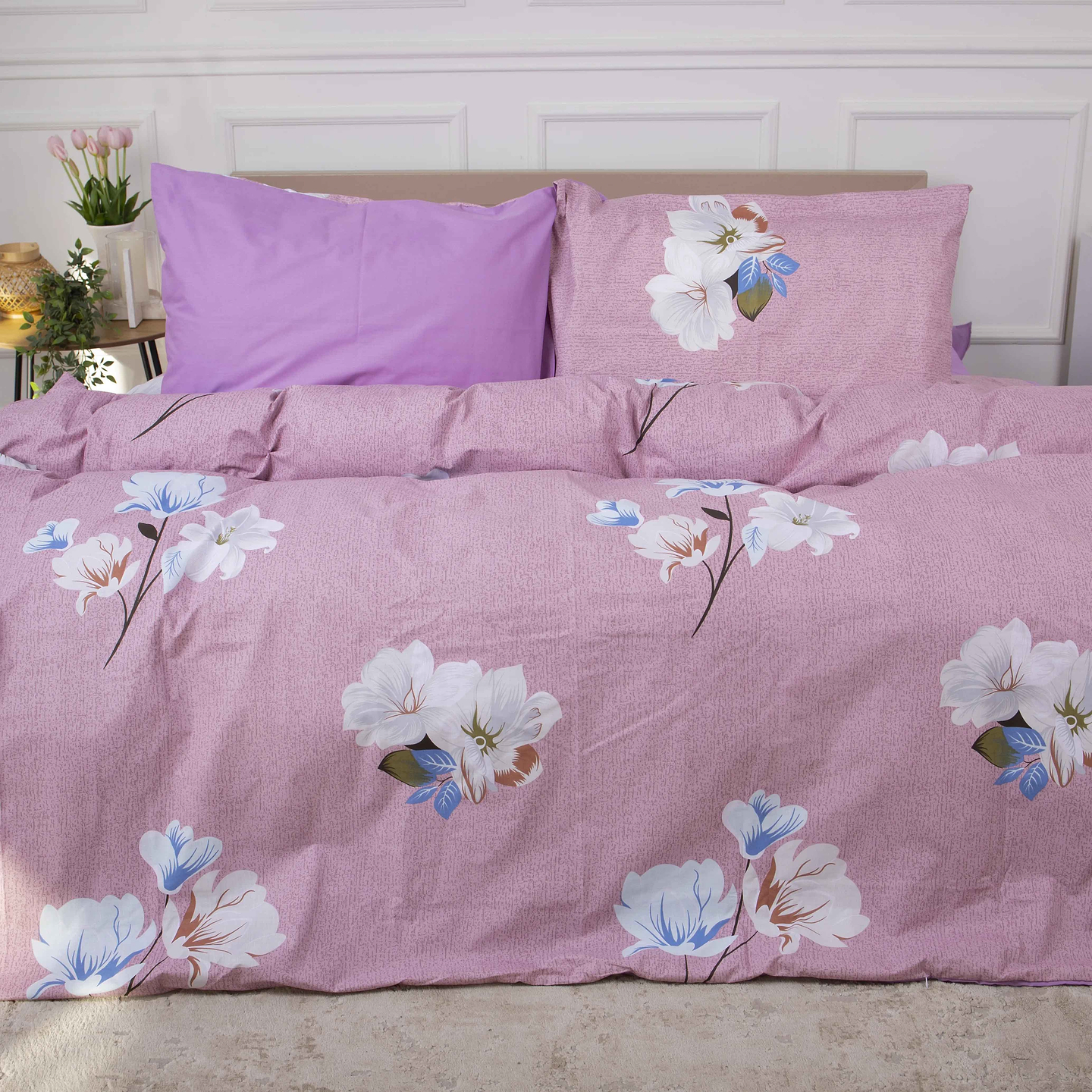 Комплект постільної білизни MirSon Бязь 17-0202 Finna 2 x 143х210 см (2200001832244)