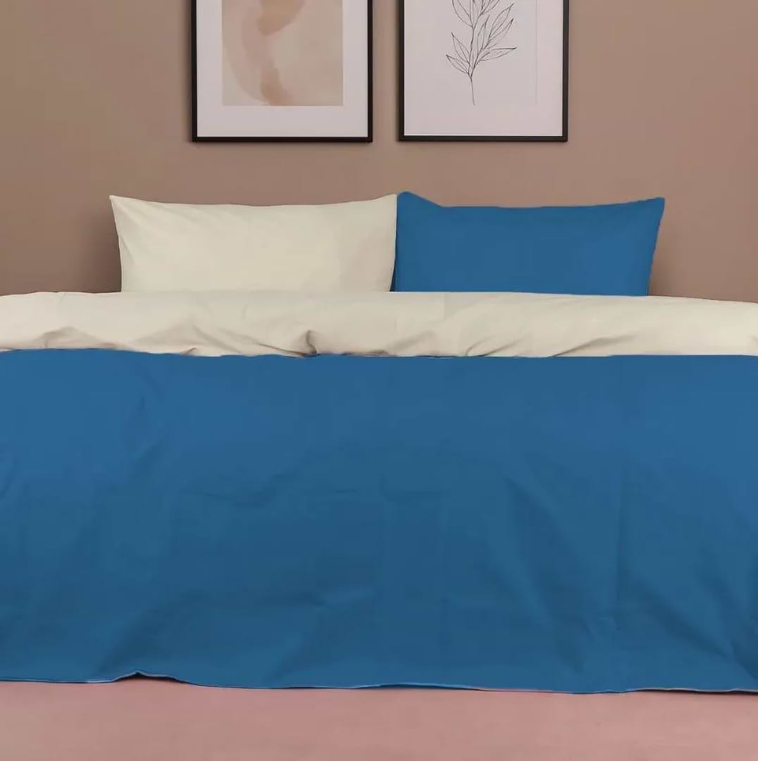 Комплект постільної білизни MirSon Бязь Ranforce Elite Camillo (12-0712 + 17-4735) 143х210х2 (2200004680743)