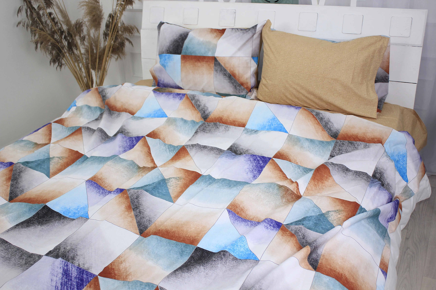 Комплект постільної білизни дитячий MirSon Бязь Ranforce Elite 17-0415 Picasso 110х140 (2200004664491)