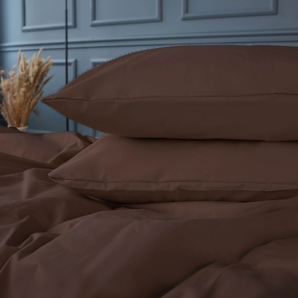 Фото - Комплект постельного белья MirSon Ranforce Elite 19-1217 Chocolate perla 220х240 (2200004703817)