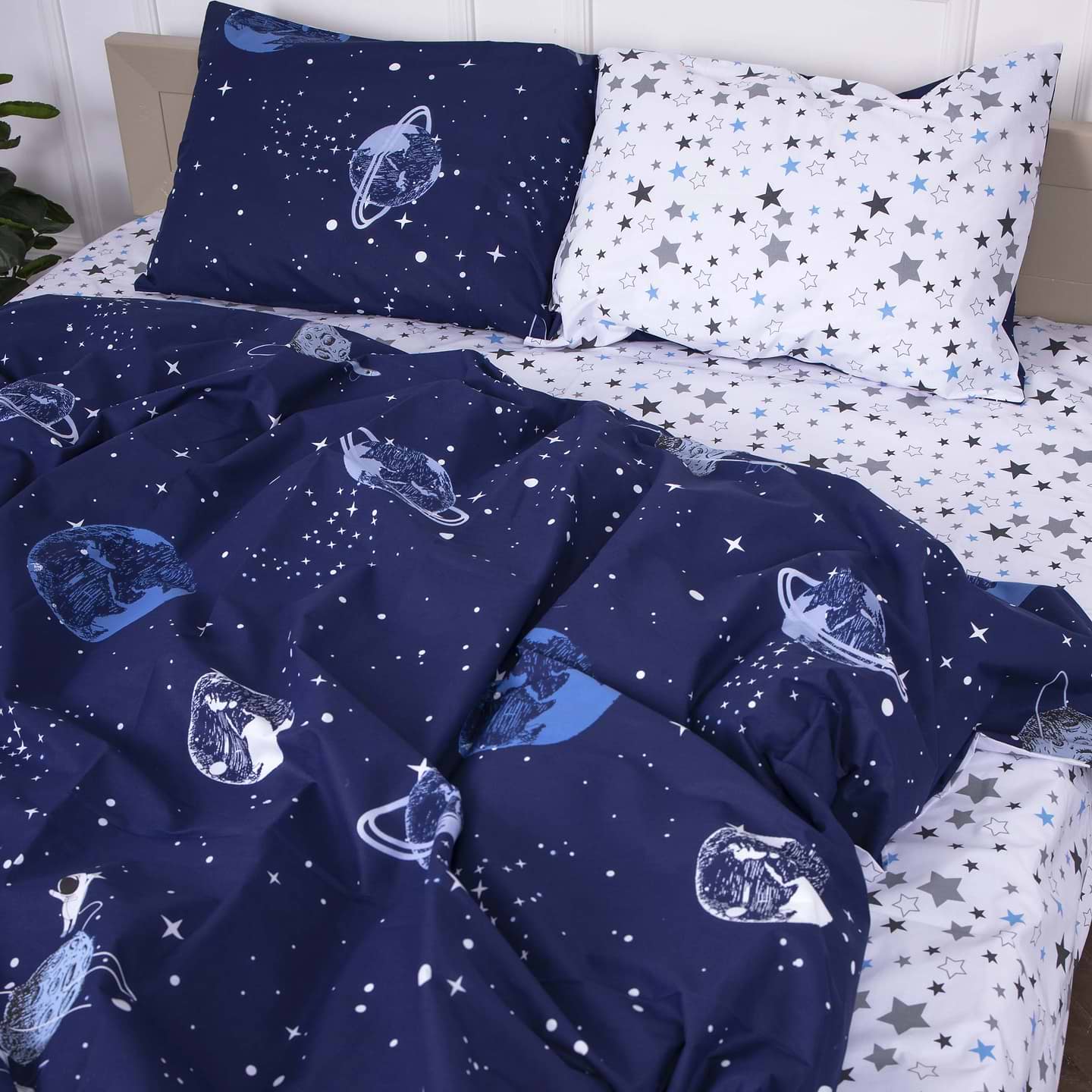 Комплект постільної білизни MirSon Бязь Ranforce Elite 17-0014 Graciana 143х210х2 (2200004681320)