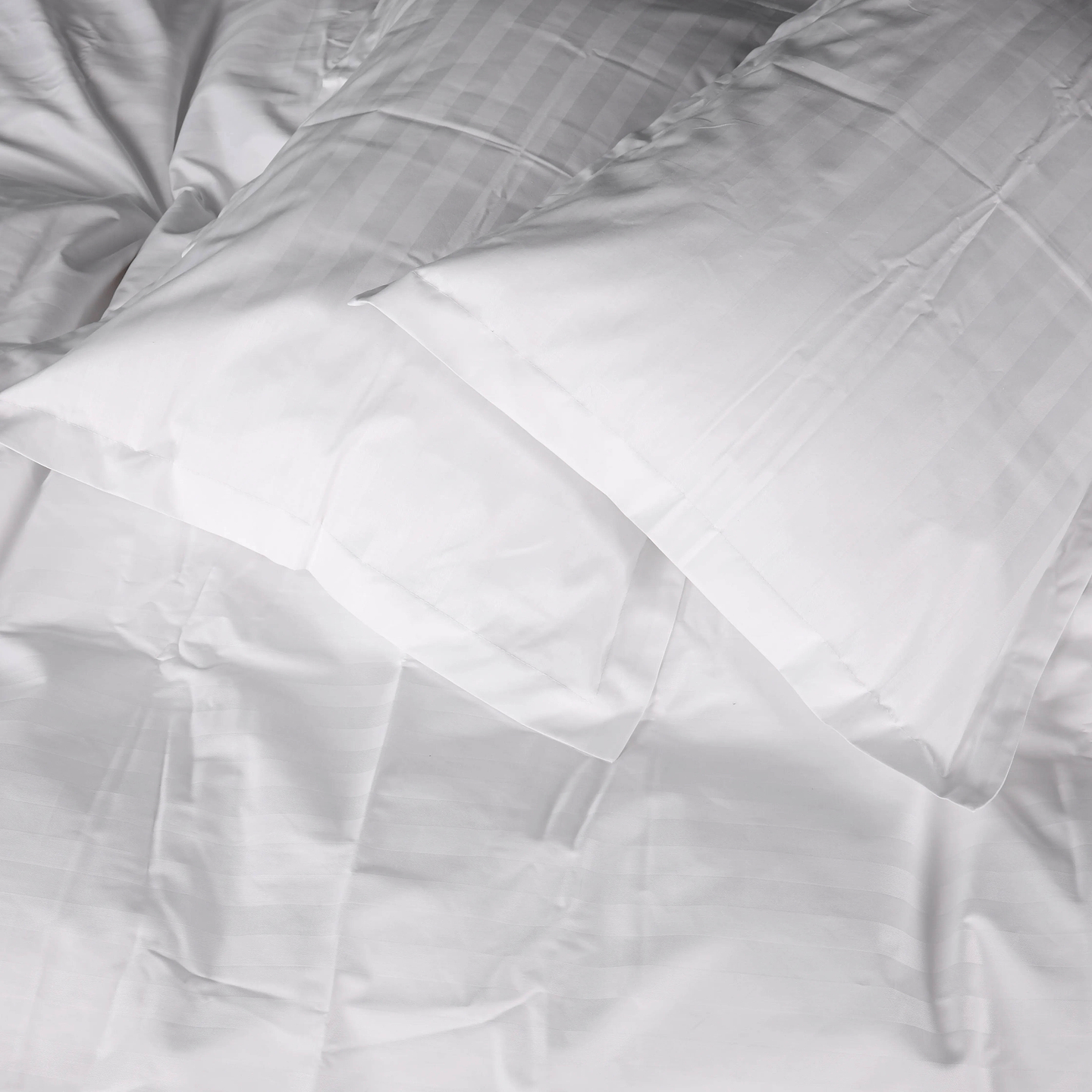 Комплект постільної білизни MirSon Satin Stripe 30-0001 White 175х210 см (2200005245675)