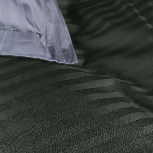 Фото - Комплект постельного белья MirSon Satin Stripe 30-0017 +30-0012 Galatee 143х210 см (2200005262269)