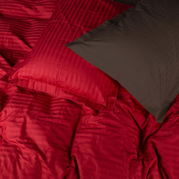 Фото - Комплект постельного белья MirSon Satin Stripe 30-0018 +30-0006 Brendon 143х210 см (2200005262863)