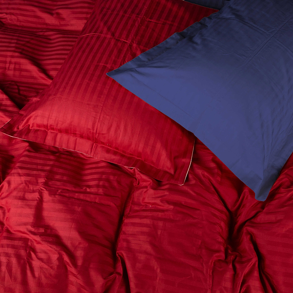 Фото - Комплект постельного белья MirSon Satin Stripe 30-0018 +30-0019 Mardin 143х210 см (2200005263068)