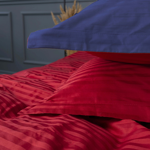 Фото - Комплект постельного белья MirSon Satin Stripe 30-0018 +30-0019 Mardin 143х210 см (2200005263068)