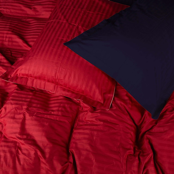 Фото - Комплект постільної білизни MirSon Satin Stripe 30-0018 +30-0020 Nariman 143х210 см (2200005263266)