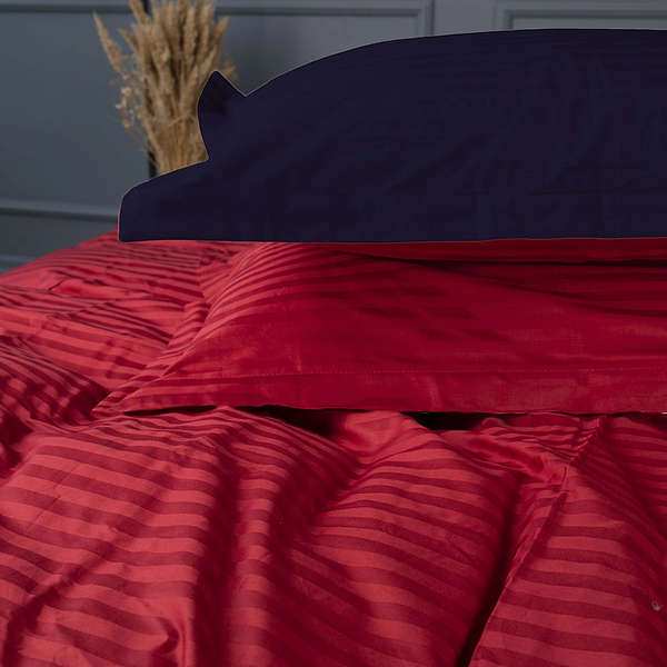 Фото - Комплект постільної білизни MirSon Satin Stripe 30-0018 +30-0020 Nariman 143х210 см (2200005263266)