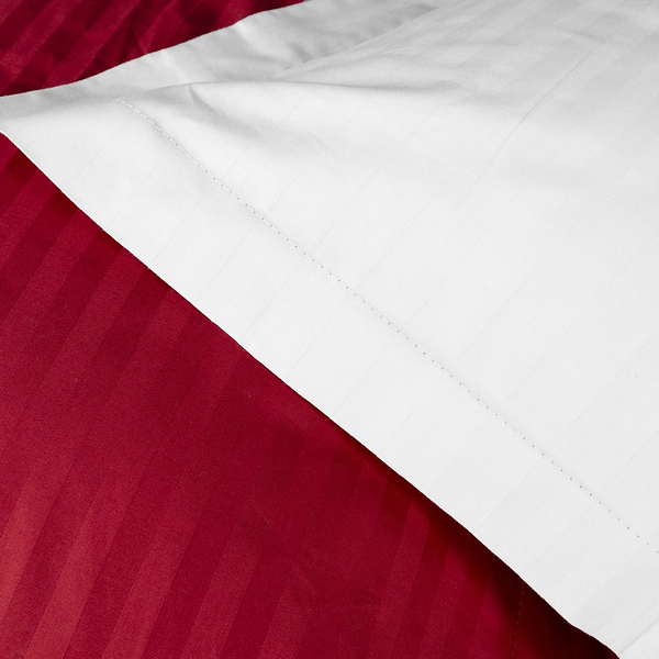 Фото - Комплект постільної білизни MirSon Satin Stripe 30-0018 +30-0001 Feinarina 143х210 см (2200005263662)