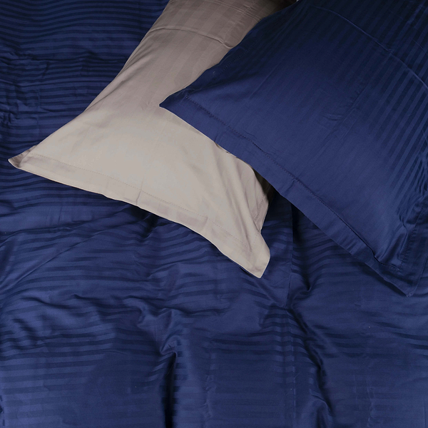 Фото - Комплект постільної білизни MirSon Satin Stripe 30-0020 +30-0004 Danelli 143х210 см (2200005264867)