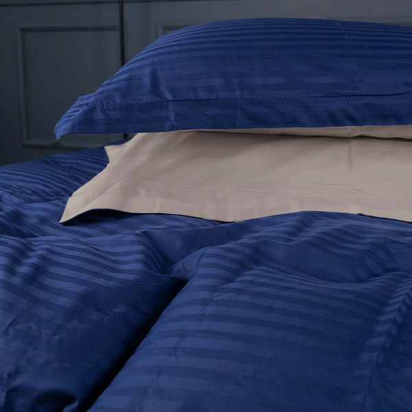 Фото - Комплект постільної білизни MirSon Satin Stripe 30-0020 +30-0004 Danelli 143х210 см (2200005264867)