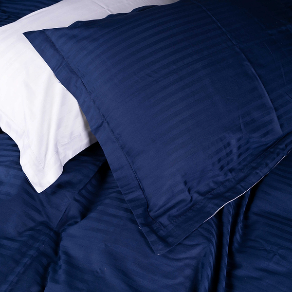 Фото - Комплект постільної білизни MirSon Satin Stripe 30-0020 +30-0001 Naskirin 143х210 см (2200005265468)