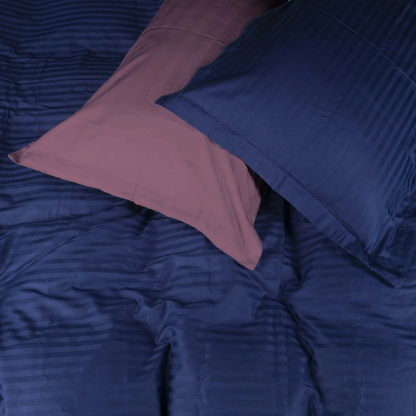 Фото - Комплект постільної білизни MirSon Satin Stripe 30-0020 +30-0008 Lovelin 143х210 см (2200005265864)