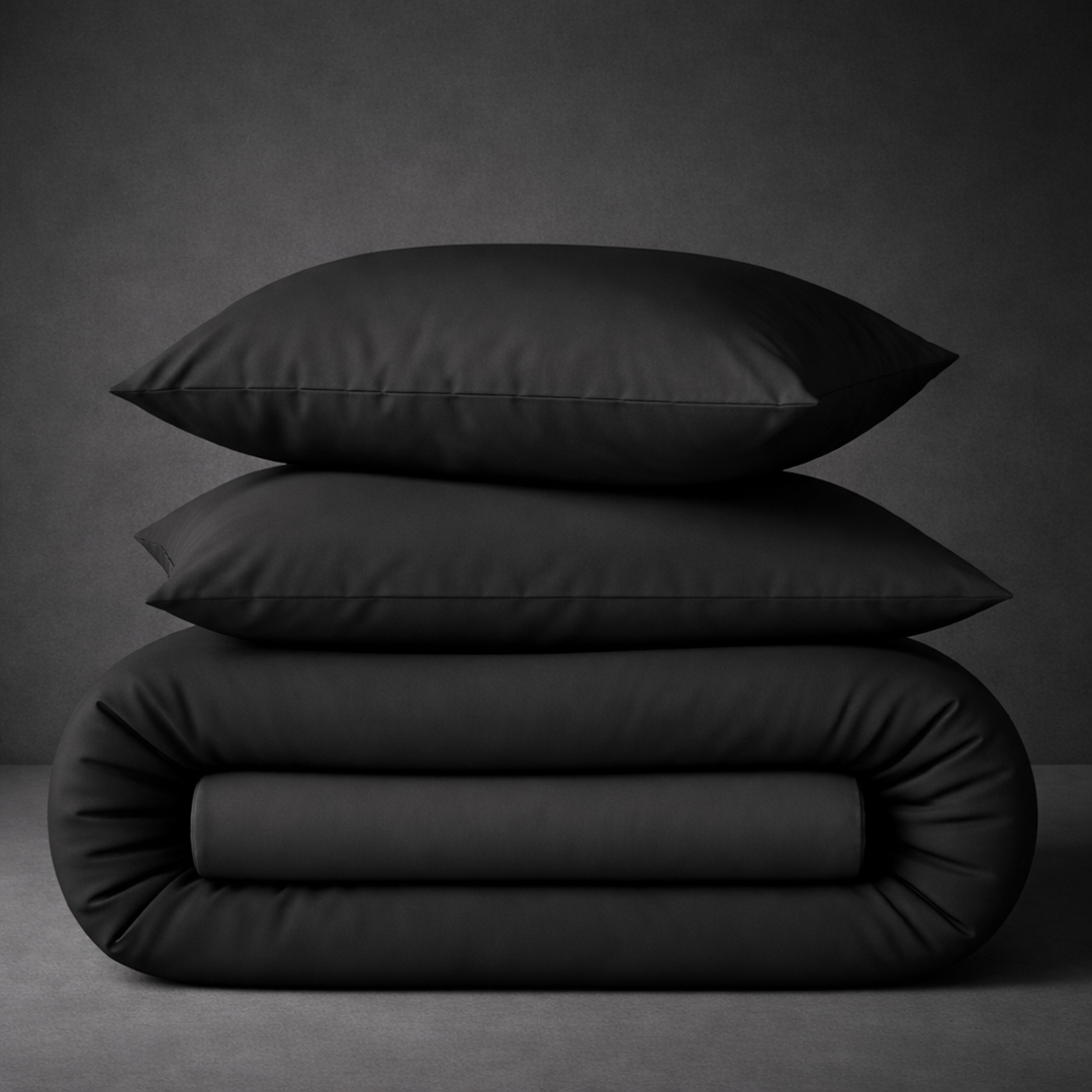 Комплект постельного белья MirSon Ranforce Elite Бязь 16-9000 Black Stone (2200005898420)