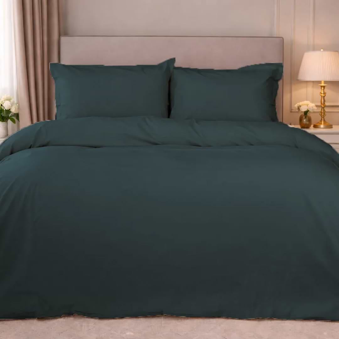 Комплект постельного белья детский MirSon Poplin Line 091 Emerald 110 x 140 см (2200006277408)
