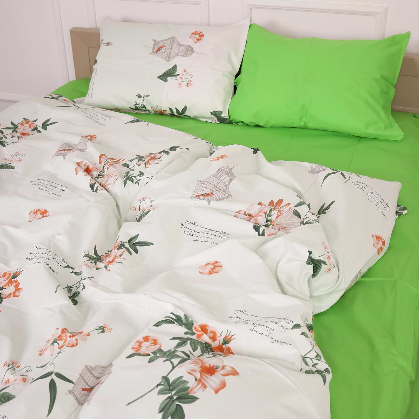 Комплект постільної білизни MirSon Сатин 22-1337 Hannah 2х143х210 см (2200006379720)