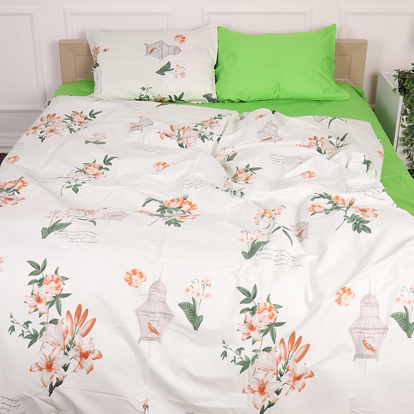 Фото - Комплект постельного белья MirSon Сатин 22-1337 Hannah 220х240 см (2200006379737)