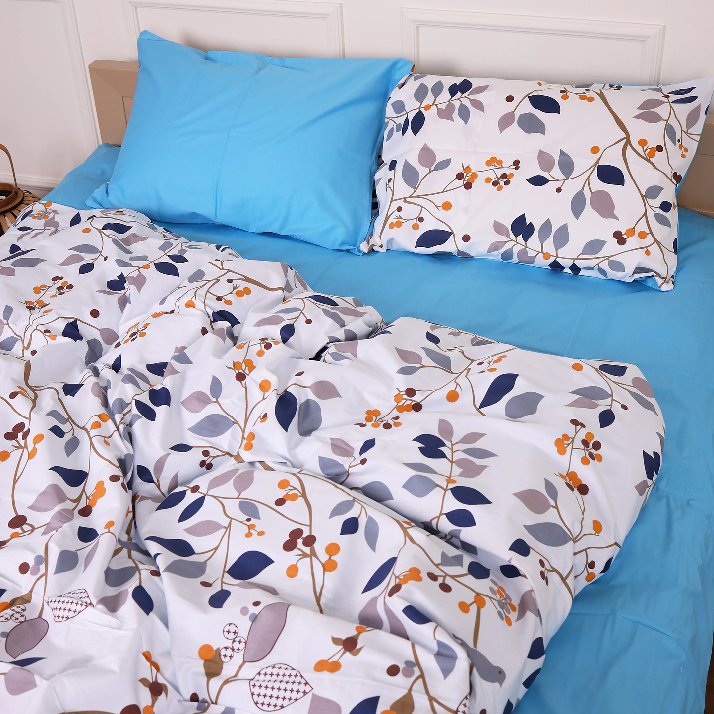 Комплект постільної білизни MirSon Сатин 22-1340 Wendy 2х143х210 см (2200006380443)