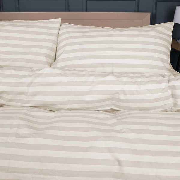 Фото - Комплект постільної білизни MirSon 2х143х210 Ranforce Elite 17-0604 Stripe Yellow Ранфорс (2200008052621)