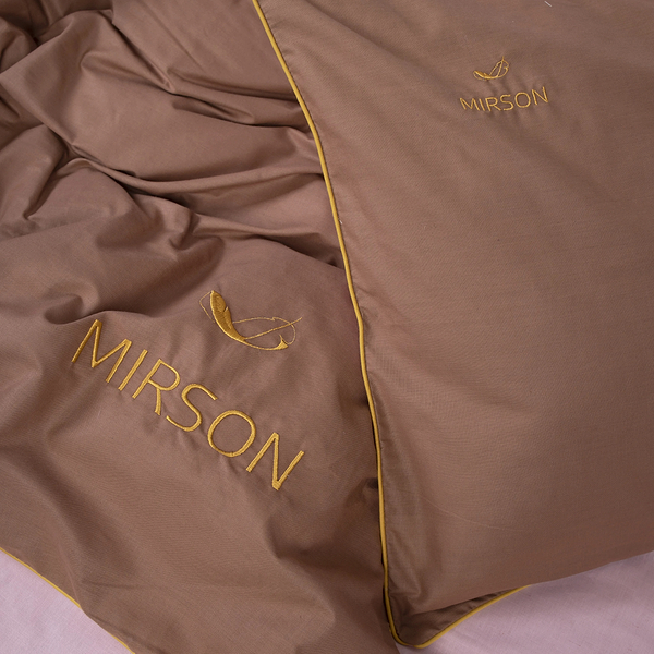 Фото - Комплект постельного белья MirSon Ranforce Elite Corner "Riccarda" (14-1312 + 15-1511) 175х210 см (2200008400576)