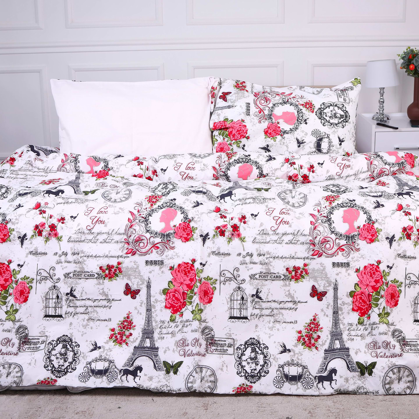 Комплект постельного белья MirSon 143х210 см Ranforce Elite 17-0188 -1 Grettir 100% Хлопок (2200008615437)