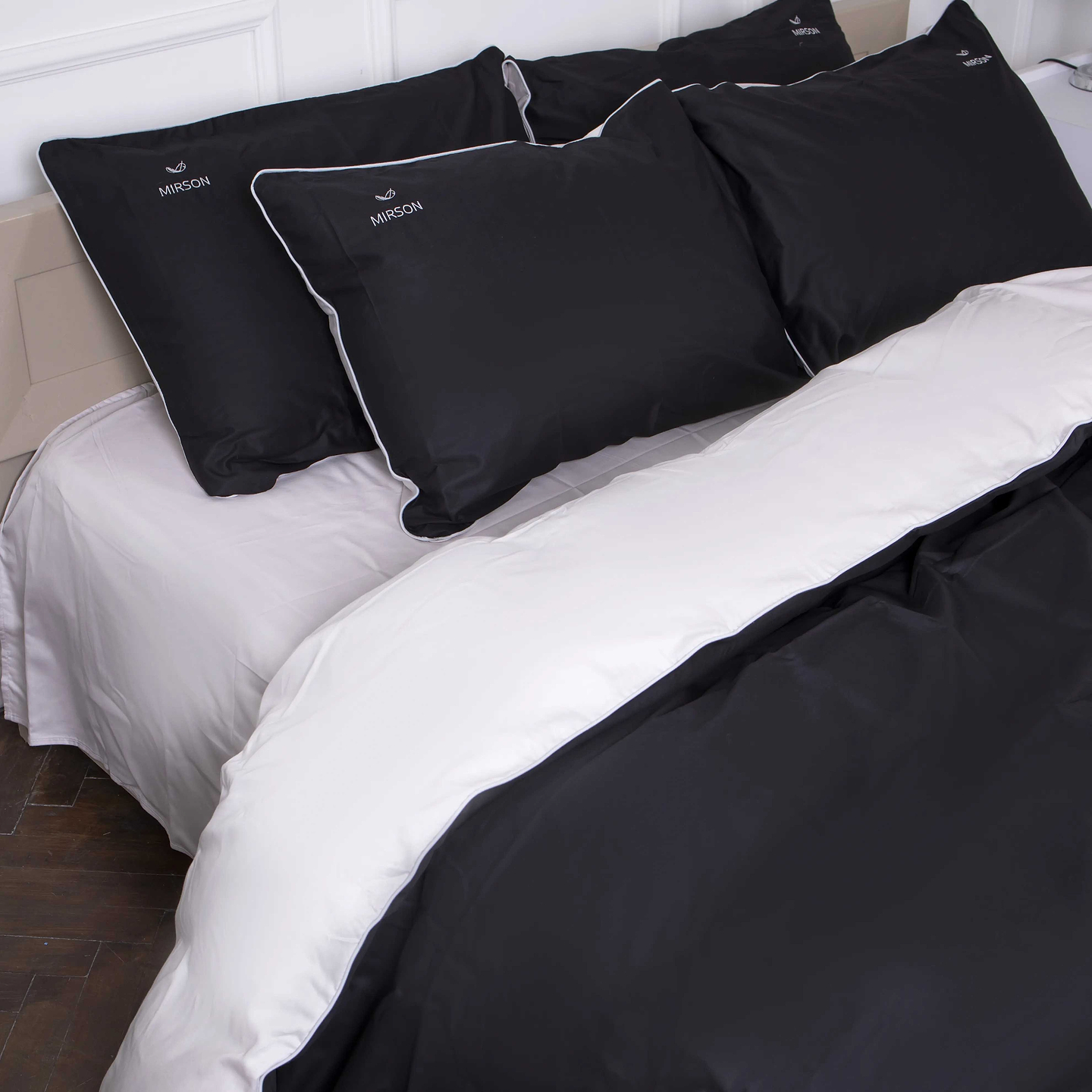 Комплект постільної білизни MirSon 0848 + 0841 Joan Corner Сатин (2200008711788)