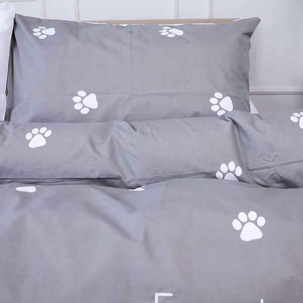 Фото - Комплект постільної білизни MirSon 200х220 см Бязь 17-4737 Cat's paws (2200008926700)