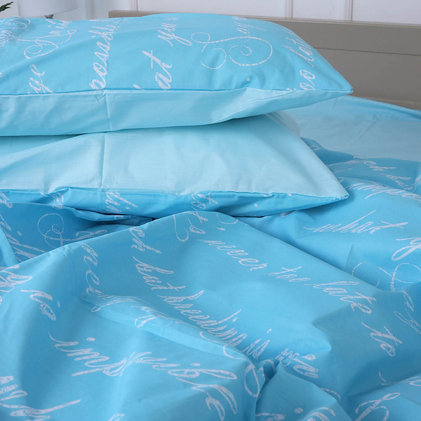 Фото - Комплект постільної білизни MirSon 200х220 см Бязь 17-4744 Manuscript (2200008930349)