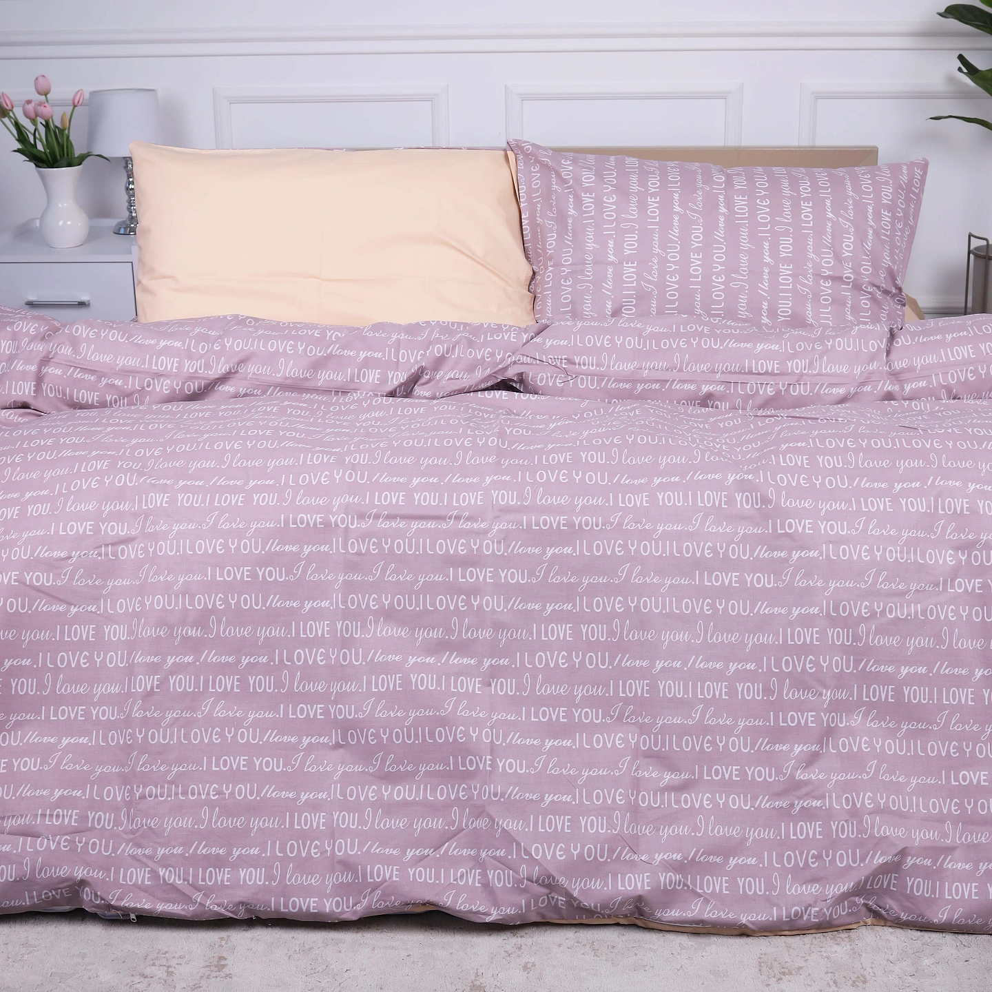 Комплект постільної білизни MirSon 2 x 143 x 210 см 17-4801 Rapallo Ranforce Elite (2200009160936)