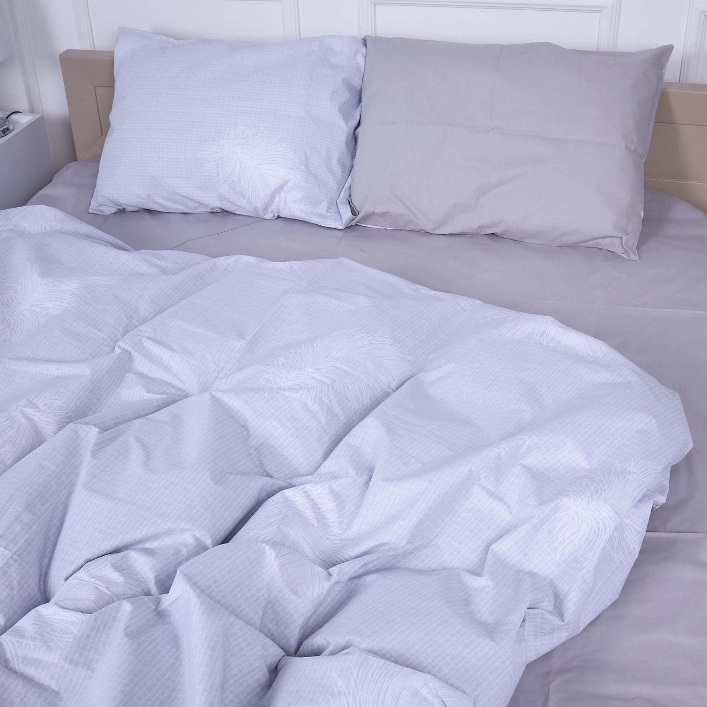 Комплект постільної білизни MirSon 200х220 см 17-4808 Sora Бязь (2200009164750)