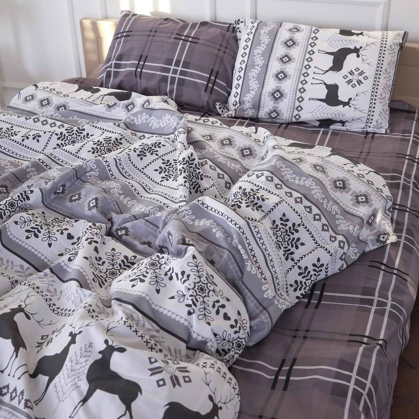 Комплект постільної білизни MirSon Бязь 17-0654 Reindeer 175х210 см (2200009610066)